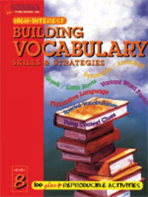 cover image of Building Vocabulary Skills and Strategies, Level 8
